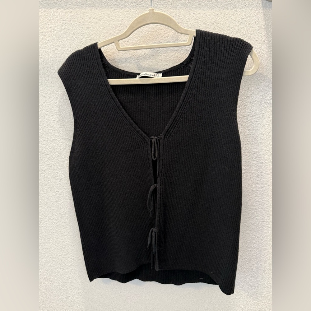 Abercrombie & Fitch Black Knit Tank Top